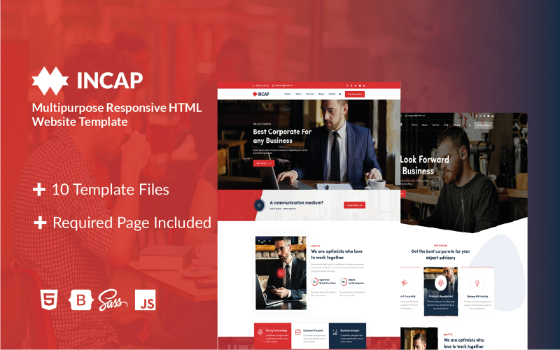 Incap - Multipurpose Responsive HTML Website Template Incap - Multipurpose Responsive HTML Website Template