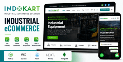 IndoKart | React Node.js eCommerce Platform With Admin Panel