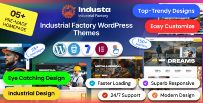 Industa - Factory & Industry WordPress Theme