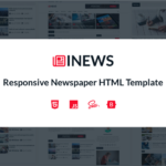 iNews - Responsive Newspaper HTML Website Template