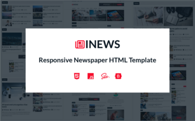 iNews - Responsive Newspaper HTML Website Template