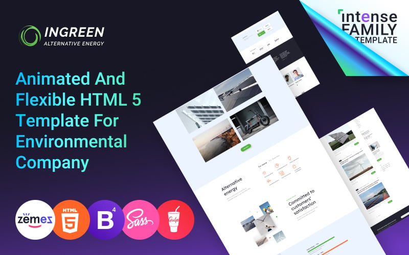 InGreen - Green Energy Website Template InGreen - Green Energy Website Template