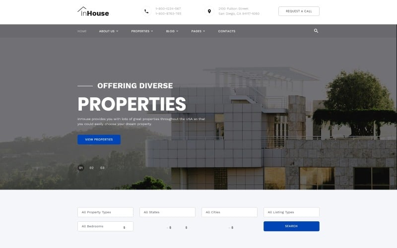 inHouse - Real Estate Multipage HTML Website Template inHouse - Real Estate Multipage HTML Website Template
