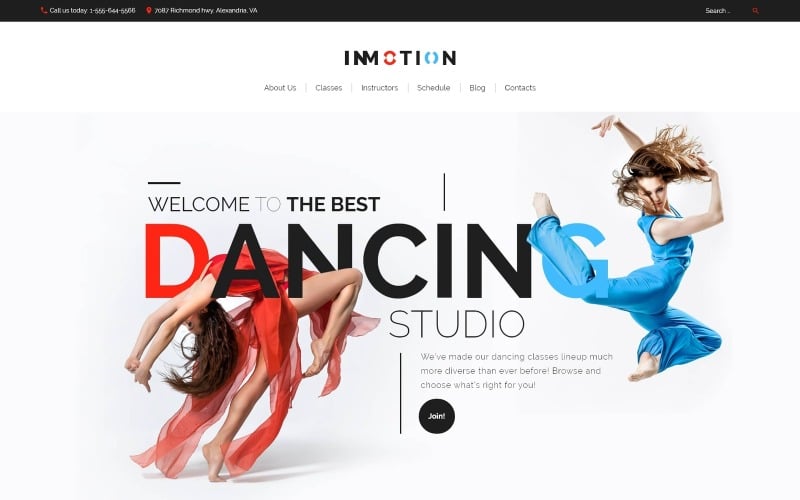 InMotion - Dance School WordPress Theme InMotion - Dance School WordPress Theme