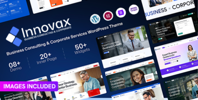 Innovax – Business Consulting & Corporate Services WordPress Theme