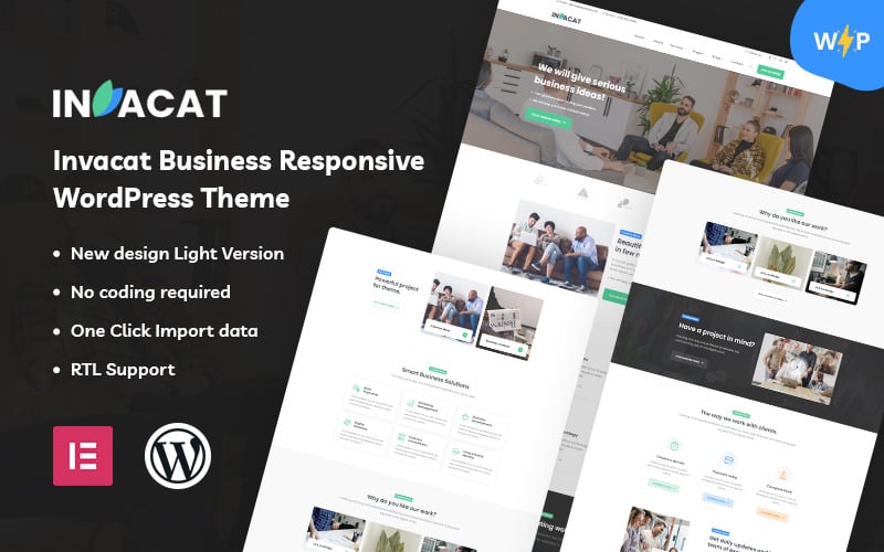 Invacat - Business WordPress Theme Invacat - Business WordPress Theme