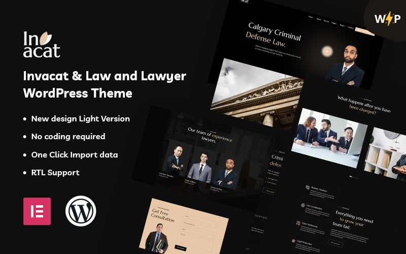 Invacat - Law and Lawyer WordPress Theme Invacat - Law and Lawyer WordPress Theme