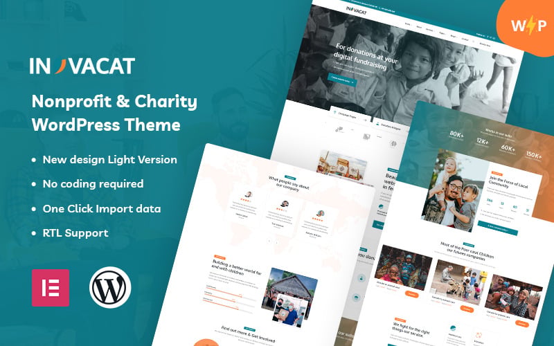 Invacat - Nonprofit & Charity Responsive WordPress Invacat - Nonprofit & Charity Responsive WordPress
