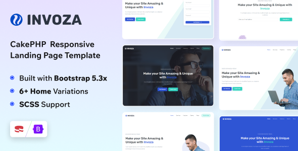 Invoza - CakePHP Landing Page Template Invoza - CakePHP Landing Page Template