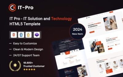 ITpro - IT Solution and Technology HTML5 Template