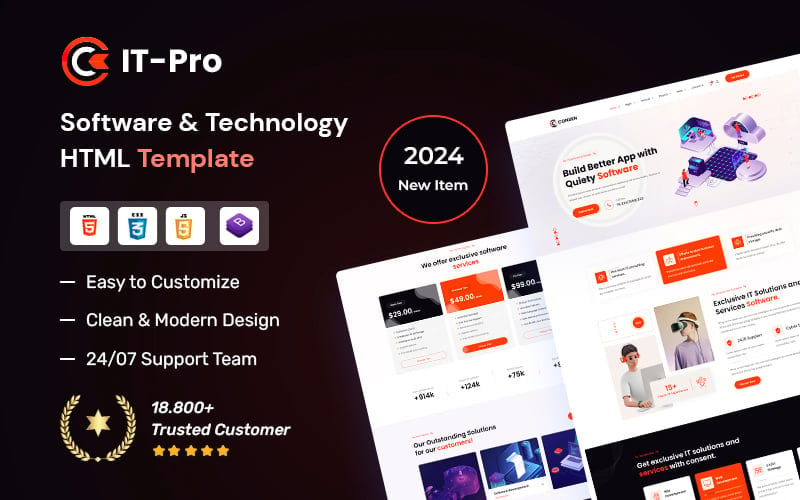 ITpro – Software & Technology HTML5 Template ITpro – Software & Technology HTML5 Template