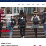 James Whitaker - University Ready-to-Use Website Template
