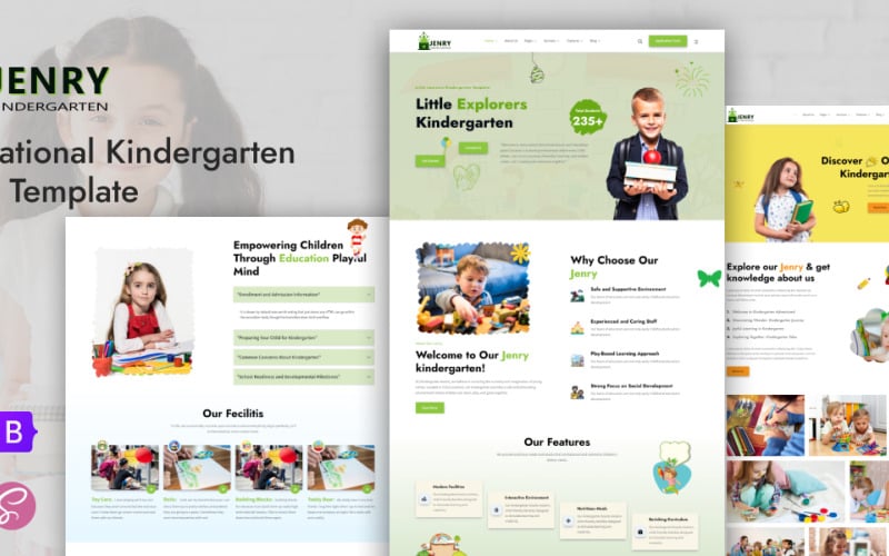 Jenry - Kindergarten & Pre School HTML5 Template Jenry - Kindergarten & Pre School HTML5 Template