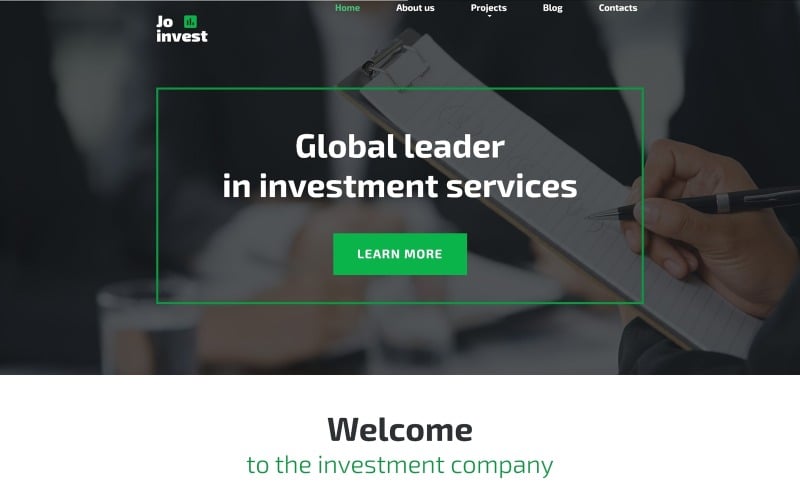 Jo Invest WordPress Theme Jo Invest WordPress Theme