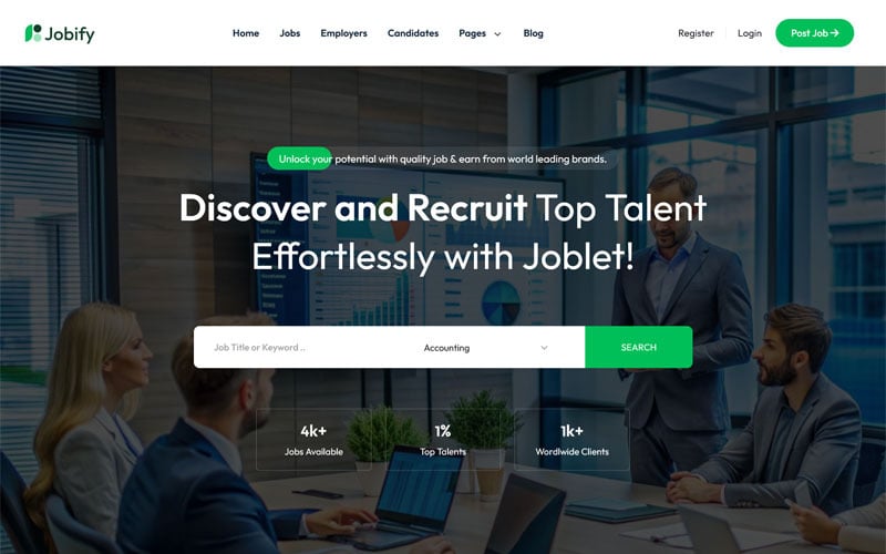 Jobify - Job Board, Freelance Market HTML Template Jobify - Job Board, Freelance Market HTML Template