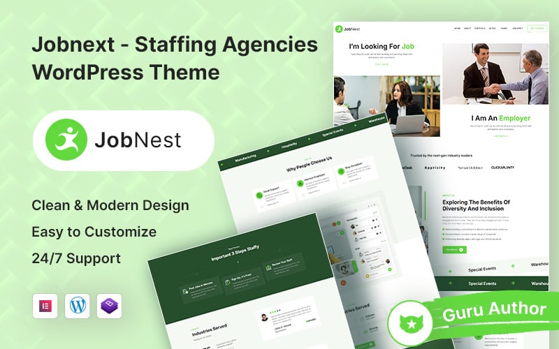 Jobnest – Job Board & Auctions WordPress Theme Jobnest – Job Board & Auctions WordPress Theme