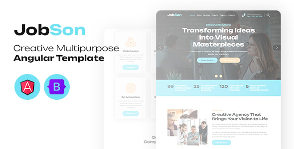 JobSon - Creative Agency & IT Solutions Angular Template JobSon - Creative Agency & IT Solutions Angular Template