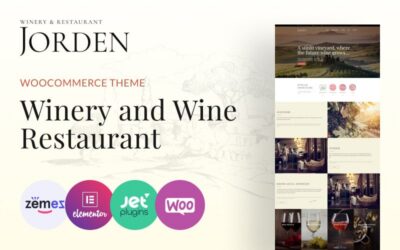 Jorden - Wine & Winery WordPress Theme for Vineyard Business Websites
