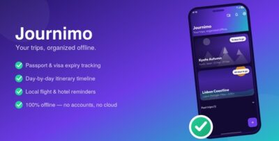Journimo | Travel Document and Itinerary Organizer App