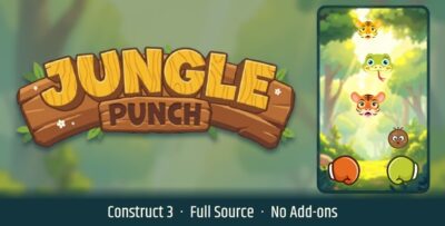 Jungle Punch | HTML5 One Touch Arcade Game