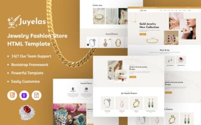 Juyelas - Jewelry Fashion Website Template