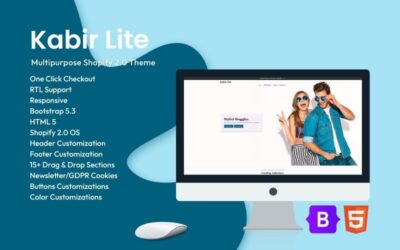 Kabir Lite - Minimalistic Fashion Shopify Theme