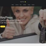 KeyPress - Car Key Replacement Service WordPress Theme