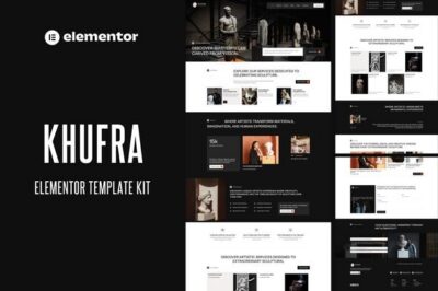 Khufra - Sculpture Exhibition Website Elementor Template Kit