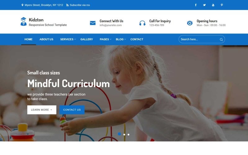 Kidzton - Responsive School College HTML5 Template Kidzton - Responsive School College HTML5 Template