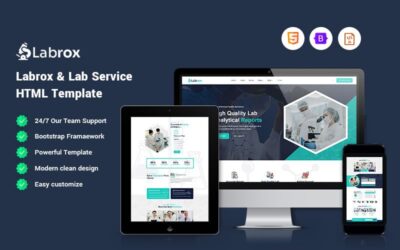 Labrox - Lab Service Website Template