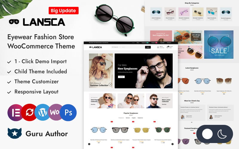 Lansca - Eye Glasses Store Elementor WooCommerce Responsive Theme Lansca - Eye Glasses Store Elementor WooCommerce Responsive Theme