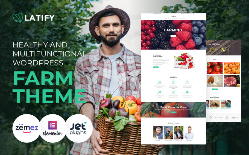 Latify - Private Farm WordPress Theme for Agriculture Business Website Latify - Private Farm WordPress Theme for Agriculture Business Website