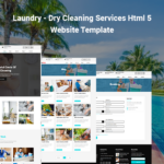 Laundry - Dry Cleaning Services Html 5 Website Template