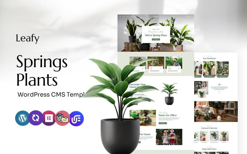 Leafy - Houseplants Multipurpose WordPress Elementor Theme Leafy - Houseplants Multipurpose WordPress Elementor Theme