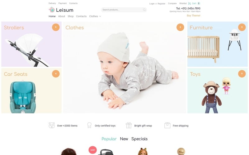 Leisum - Kids Store ECommerce Minimal Elementor WooCommerce Theme Leisum - Kids Store ECommerce Minimal Elementor WooCommerce Theme