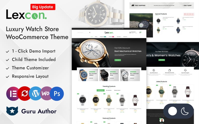 Lexcon - Wrist Watch Store Elementor WooCommerce Responsive Theme Lexcon - Wrist Watch Store Elementor WooCommerce Responsive Theme