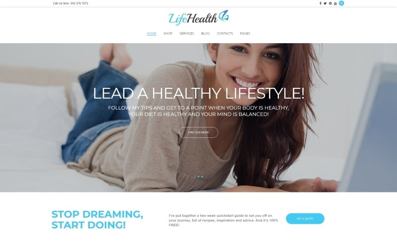 LifeHealth - Healthy Lifestyle Coach Responsive WordPress Theme LifeHealth - Healthy Lifestyle Coach Responsive WordPress Theme