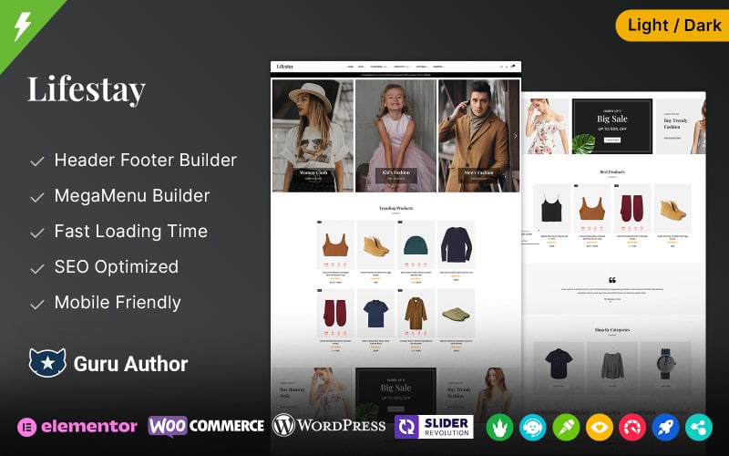 Lifestay - Fashion Store and Multipurpose WooCommerce Theme Lifestay - Fashion Store and Multipurpose WooCommerce Theme