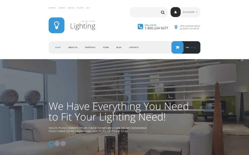 Lighting Store WooCommerce Theme Lighting Store WooCommerce Theme