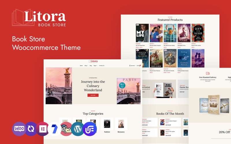 Litora - Book Store WooCommerce Theme Litora - Book Store WooCommerce Theme