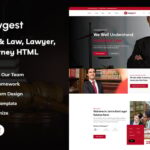 Lowgest – Law, Lawyer, and Attorney Website Template