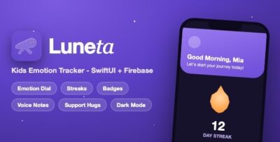 Luneta | Kids Emotion Tracker With Voice Notes and Streak Badges - SwiftUI