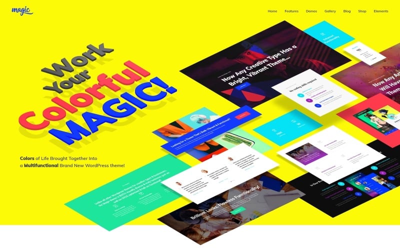 Magic - Multipurpose Creative WordPress Theme Magic - Multipurpose Creative WordPress Theme