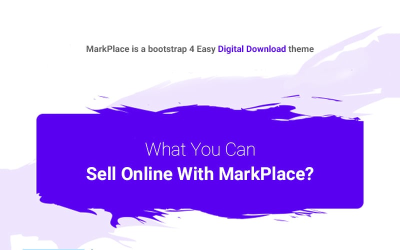 MarkPlace - Bootstrap 4 Digital Marketplace Website Template MarkPlace - Bootstrap 4 Digital Marketplace Website Template