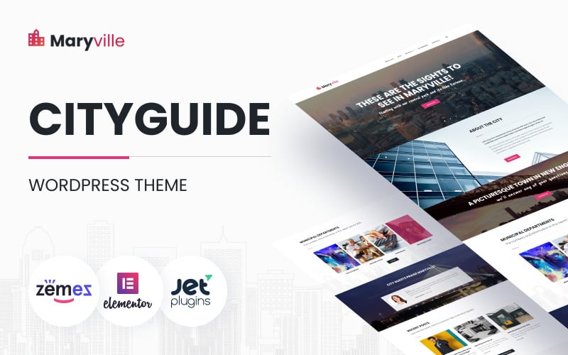 Maryville - City Guide WordPress Theme for City Portal Website Maryville - City Guide WordPress Theme for City Portal Website