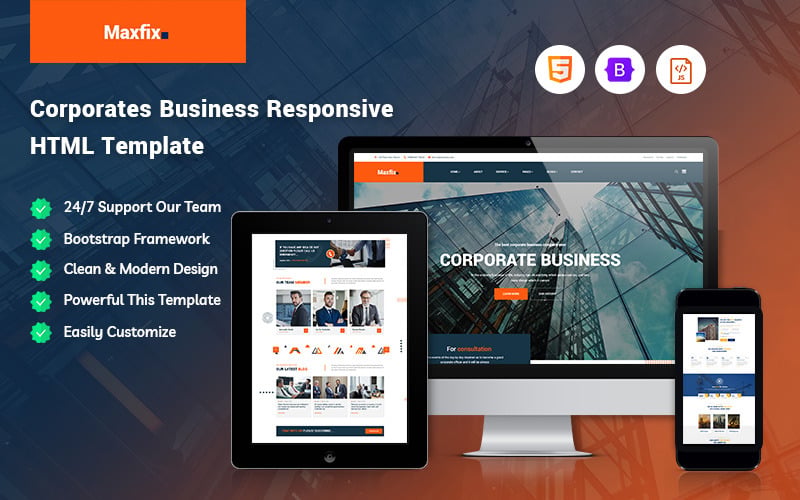 Maxfix - Corporates Business Website Template Maxfix - Corporates Business Website Template