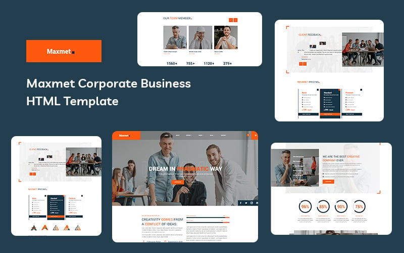 Maxmet - Corporate Business Website Template Maxmet - Corporate Business Website Template