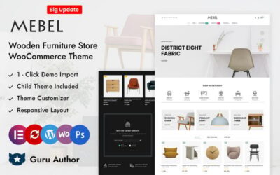 Mebel - Wooden Furniture Store Elementor WooCommerce Responsive Theme