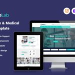 Medelab  – Laboratory Medical Research Center Website Template
