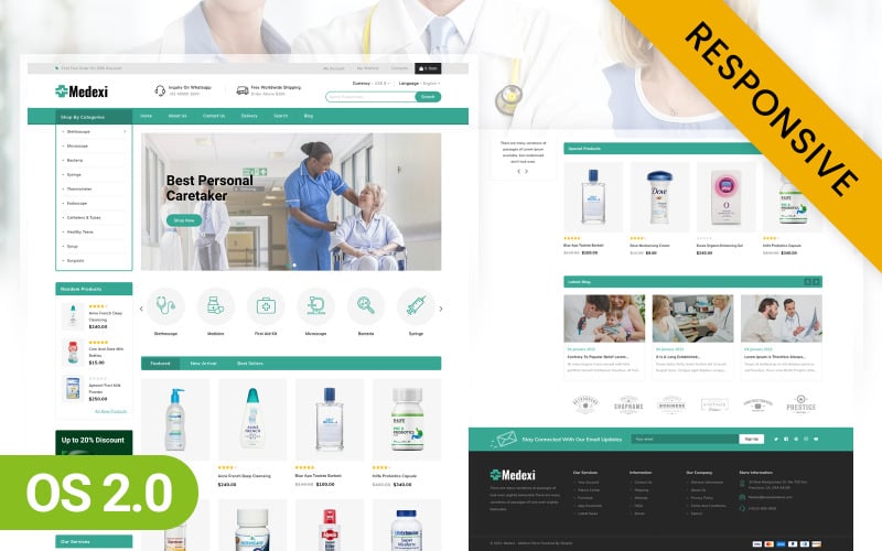Medexi - Medical Store Shopify 2.0 Responsive Theme Medexi - Medical Store Shopify 2.0 Responsive Theme